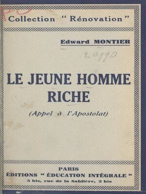 cover image of Le jeune homme riche